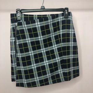 Bar III Plaid Mini Skirt